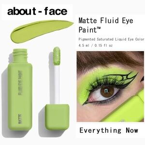 about-face Matte Fluid Eye Paint™ Pigmented Saturated | Color is Everything Now